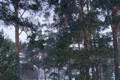 La catedral de hielo de Covarnantes en Burgos. ECB