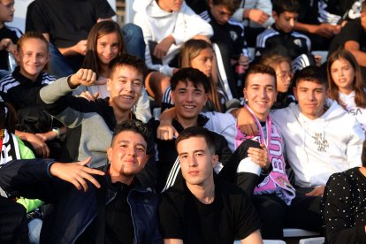 La afición en El Plantío en el derbi Burgos CF vs CD Mirandés en El Plantío. FOTOS: © ECB / TOMÁS ALONSO