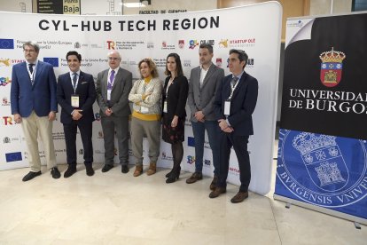 Ponentes de la primera jornada del CYLHUB celebrado en Burgos, el cuarto de la región.