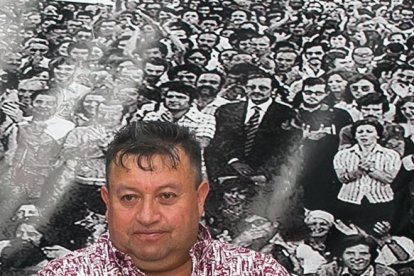 Juan de Dios Bautista Bonilla, líder sindical de Urtacun en el mercado de Corabastos, Colombia. TOMÁS ALONSO