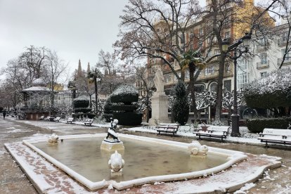 Paseo del Espolón, en Burgos. DARÍO GONZALO