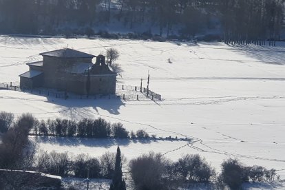 Nevada en Quintanar de la Sierra. R FERNÁNDEZ