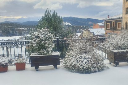 Nevada en Quintanar de la Sierra. R FERNÁNDEZ