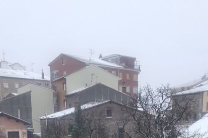 Nevada en Quintanar de la Sierra. R FERNÁNDEZ