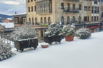 Nevada en Quintanar de la Sierra. R FERNÁNDEZ
