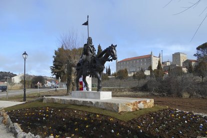 Recuerdo al Cid en Caleruega.