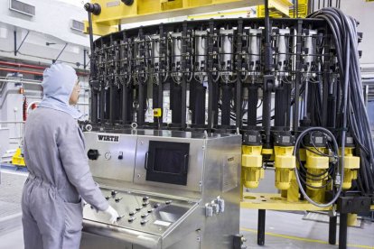 Interior de la central burgalesa de Santa María de Garoña.