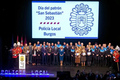 Fiesta de la Policía Local de Burgos. TOMÁS ALONSO
