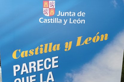 Este es uno de los carteles de la campaña