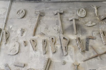 Detalle de una de las paredes del local. SANTI OTERO