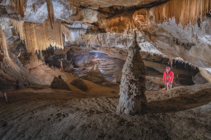Sala Cacique en Ojo Guareña. ADRIAN VAZQUEZ (GEE)