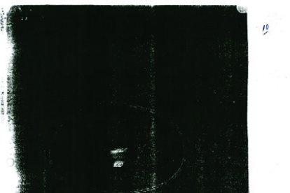 Esta, pese a su escasa calidad, es la foto que se conserva del objeto no identificado, una de las dos que acompañaban el informe clasificado que el Ejército del Aire declaró confidencial y lo mantuvo en secreto durante 23 años.