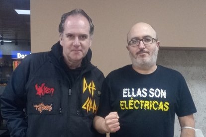 Leo Cebrián y Paco Manjón. ECB