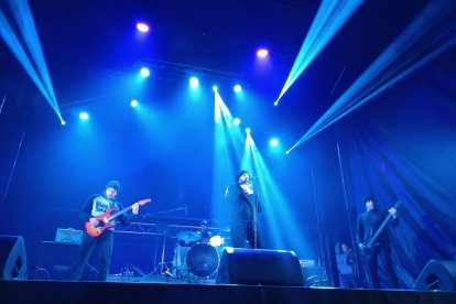 El rock enérgico de Perrosdepaja puso el broche de oro a la cita. D. S. M.