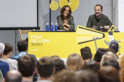 Ángel Martín, durante la presentación de su libro. SANTI OTERO