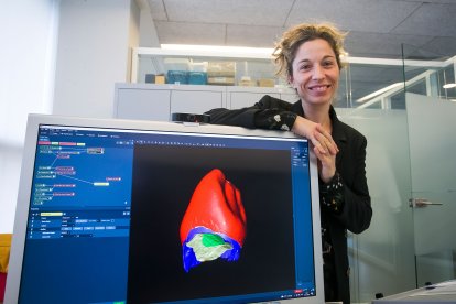 Marina Lozano forma parte del Grupo de Antropología Dental del Cenieh y es la coordinadora de la Colección de Dientes de Leche del Cenieh. TOMÁS ALONSO