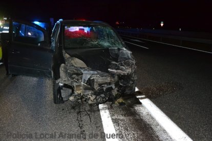 El golpe provovó heridas a tres personas