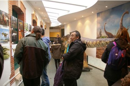 El Museo de los Dinosaurios de Salas de los Infantes ha recibido en este año más de 14.500 visitantes.-ECB