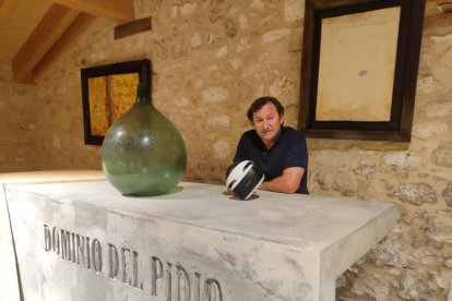 Óscar Aragón es enólogo y director técnico de la bodega Dominio del Pidio.