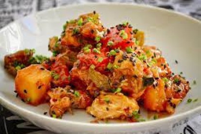 Plato de pollo de La Jamada. ECB