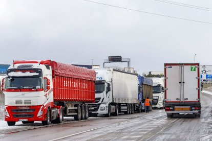 Los efectos del temporal de frío y nieve se hicieron notar ayer en Burgos en dos fases. La primera se desató durante la madrugada, con la caída de las primeras nevadas, con el extremo norte de Burgos como el más afectado. Durante las horas centrales del día mejoró la circulación al dejar de nevar, pero de nuevo por la tarde una copiosa nevada cubrió Burgos. SANTI OTERO