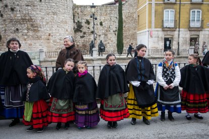 Instante de la celebración de la festividad de San Lesmes 2023. TOMÁS ALONSO