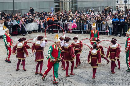 Instante de la celebración de la festividad de San Lesmes 2023. TOMÁS ALONSO