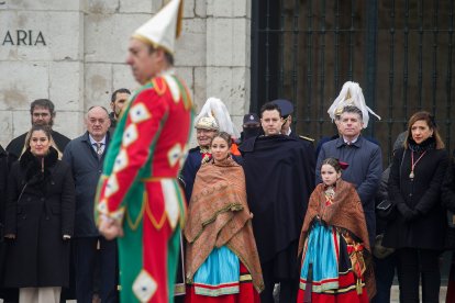 Instante de la celebración de la festividad de San Lesmes 2023. TOMÁS ALONSO