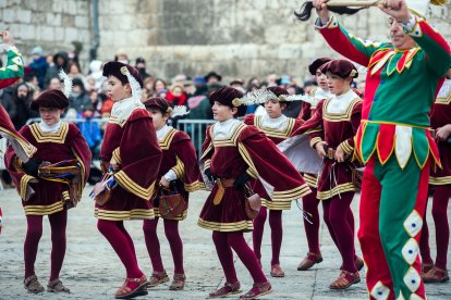 Instante de la celebración de la festividad de San Lesmes 2023. TOMÁS ALONSO