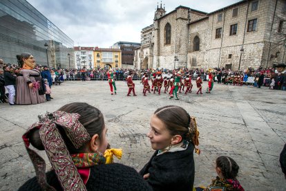 Instante de la celebración de la festividad de San Lesmes 2023. TOMÁS ALONSO