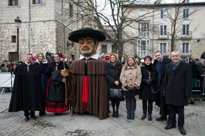 Instante de la celebración de la festividad de San Lesmes 2023. TOMÁS ALONSO