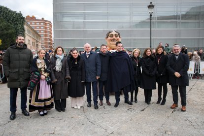 Instante de la celebración de la festividad de San Lesmes 2023. TOMÁS ALONSO