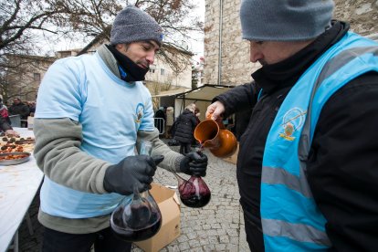 Instante de la celebración de la festividad de San Lesmes 2023. TOMÁS ALONSO