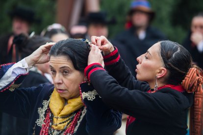 Instante de la celebración de la festividad de San Lesmes 2023. TOMÁS ALONSO