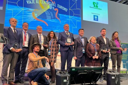 Foto de familias de los premiados. ECB