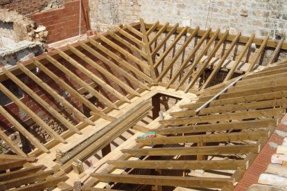 Estructura interior de una iglesia arreglada. F. G.