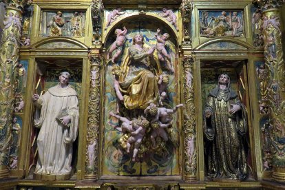 Cuerpo central del retablo. © DARÍO GONZALO