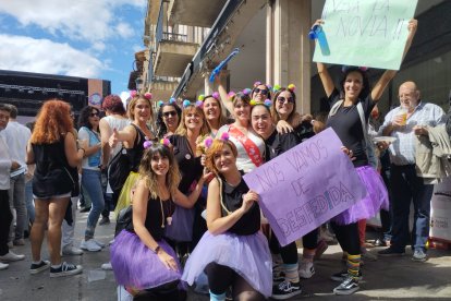 Despedida de soltera en la Gran Fiesta de la Vendimia. FOTOS: © ECB /  L. V.