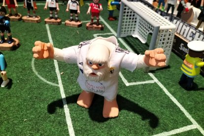 Morciyeti, la nueva mascota del Burgos CF. DARÍO GONZALO