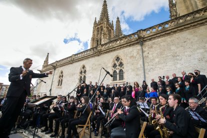 La Banda Ciudad de Burgos. TOMÁS ALONSO