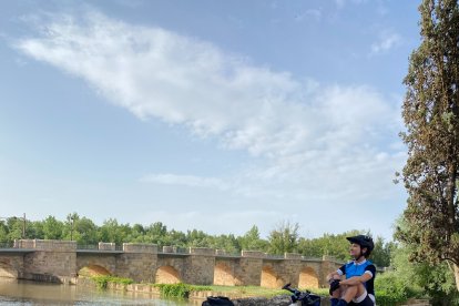 Instante de la ruta Burgos- Córdoba- Burgos que la burgalesa hizo en verano. I.L.
