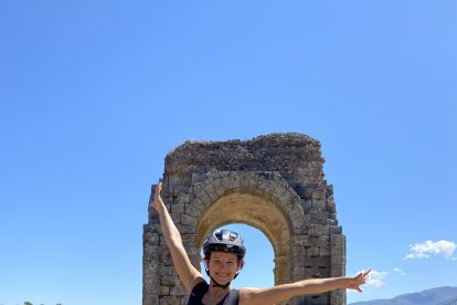Instante de la ruta Burgos- Córdoba- Burgos que la burgalesa hizo en verano. I.L.