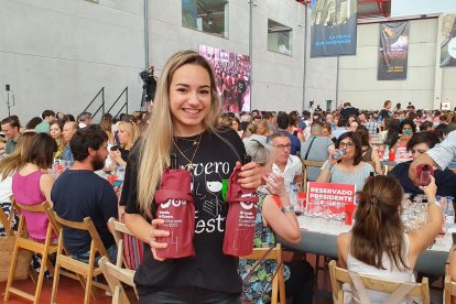 Blanca ha sido una de las 60 personas que trabaja hoy para que todo salga perfecto