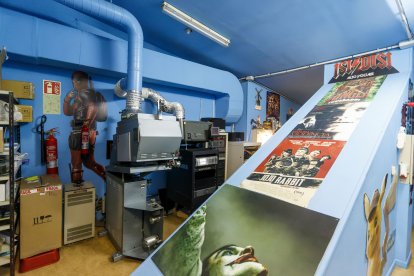 Sala de proyectores de los Van Golem. SANTI OTERO