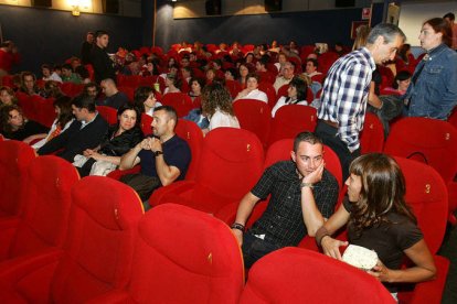 Instante previo a la proyección de una cinta en el año 2012. ECB