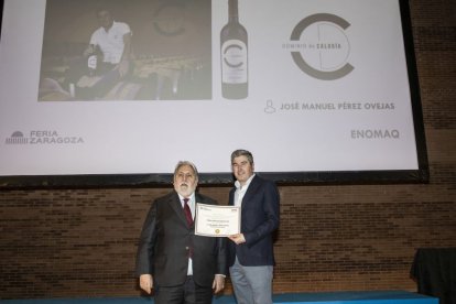 José Manuel Pérez Ovejas ha recogido el galardón