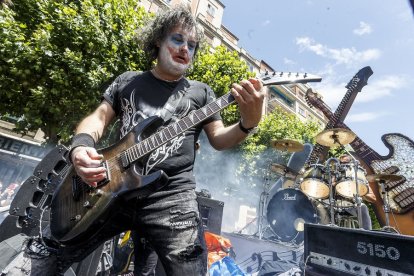 Lion Heart, en la Cabalgata de San Pedro 2022. SANTI OTERO