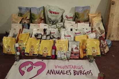 El tercer envío a Jersón desde Burgos tiene como beneficiarios principales las mascotas y animales de la zona en guerra de Ucrania.