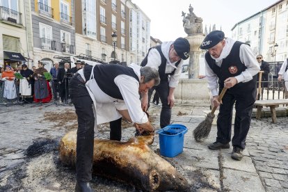 Imágenes de la Matanza organizada por la Sociedad Gastronómica Los Cucos en La Flora. SANTI OTERO
