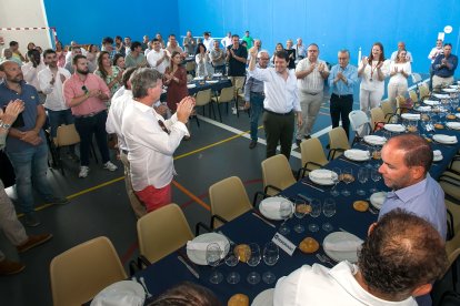 El presidente del PP de Castilla y León, Alfonso Fernández Mañueco, ayer en la apertura del curso político en Burgos. ICAL